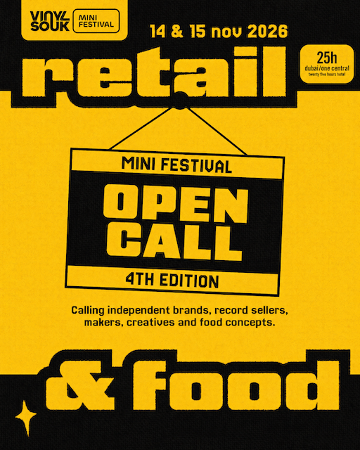 Open call for Mini Festival marketplace (souk), retail and food 
