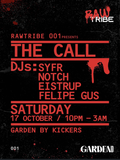 raw tribe DJs SYFR NOTCH EISTRUP FELIPE GUS UAE Dubai 