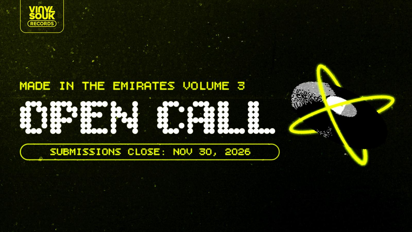 Made in the Emirates Volume 3 Vinyl Souk Records Open Call Music Independent electronic ambient sound design beats experimental UAE  